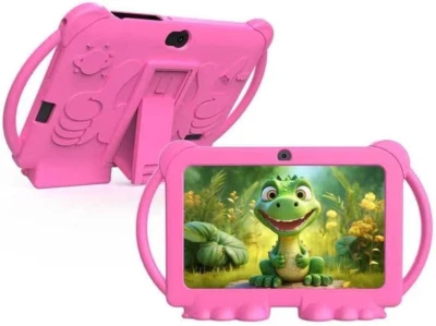 Tableta infantil de 7 pulgadas para niñas, tabletas Android 12 para niños, 4GB R - Image 1 of 4