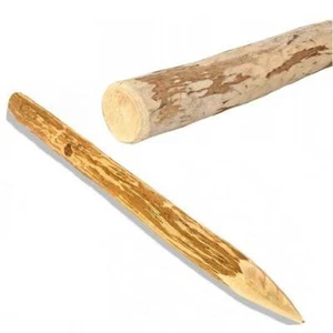 Zaunpfahl Zaunpfosten Staketenzaun Holzzaun Pfosten Holz Lattenzaun 90-150cm - Photo 1/5