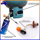Butane Gas Refill Adapter Cylinder Tank Coupler Valve For Outdoor Bbq Camping