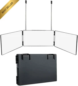 3 Way Trifold Hair Cutting Mirror with Hook Adjustable Styling Tool AU - Picture 1 of 12