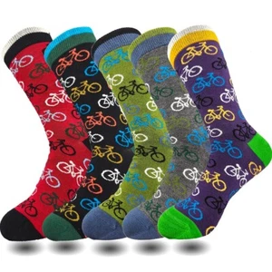 Calcetines de vestir y patrón de bicicleta lavencioso 5 pares, calcetín talla 10-13 (patrón de bicicleta) - Imagen 1 de 7