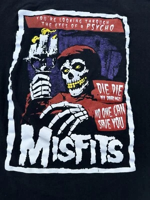 The Misfits Die Die My Darling Black T-shirt Adult Size Extra Large (XL) Tagless - image 1 of 4
