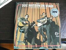 DOC WATSON ON STAGE FEATURING MERLE WATSON RECORD ALBUM
