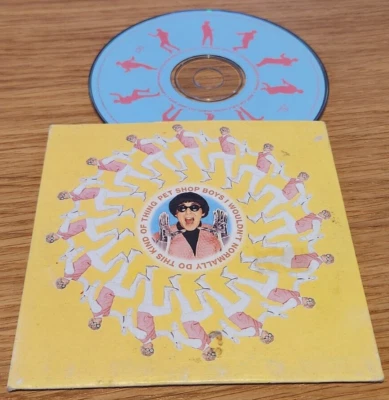 PET SHOP BOYS - I WOULDN'T NORMALLY DO THIS KIND OF THING -  Cardboard CD SINGLE - image 1 of 2