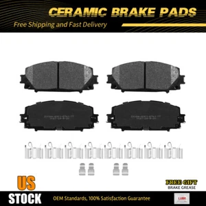 Kit de pastillas de freno delanteras de cerámica para Lexus CT200h Toyota Prius Yaris con herrajes - Imagen 1 de 6