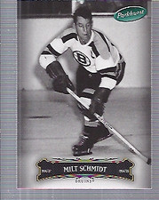 2006-07 Parkhurst Boston Bruins Hockey Card #110 Milt Schmidt