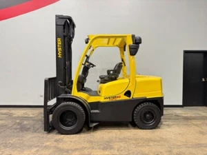 2019 HYSTER H80FT 2 STAGE 8000LB DUAL PNEUMATIC DIESEL FORKLIFT STK 15524 - Picture 1 of 17