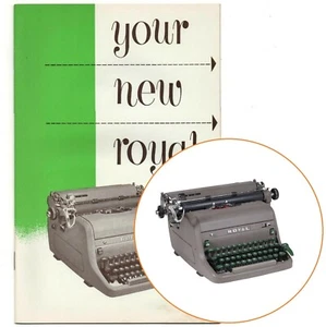Royal HH HHE HHP HHS Standard Typewriter Instruction Manual Users Repro Vtg - Picture 1 of 2