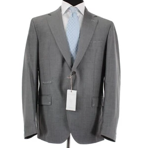 Eleventy Platinum NWT Wool Sport Coat / Blazer Size 56 (46R US) In Solid Gray - Picture 1 of 8
