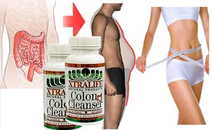 2 x Detox Colon & Body Cleanse Maximum Strength Cleansing Diet Weight Loss Pills - Picture 1 of 3