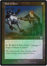 MTG Rod of Ruin NM FOIL 7th Edition 7ED Magic English EDH artifact