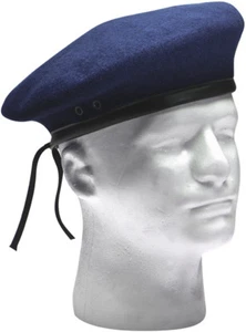 Rothco Classic Wool Military Beret Eyelets Army Warm Winter Uniform Cap - Picture 1 of 7