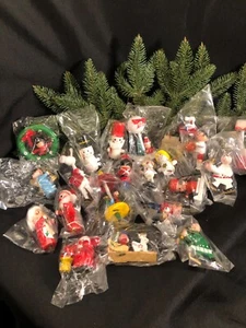 Vintage Christmas~ Wood Christmas Ornaments~ NOS ~ NIB ~ Taiwan ~ 21 Ornaments - Picture 1 of 14
