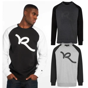 Rocawear Crewneck Pullover Logo Print Longsleeve Men Round Neck - Picture 1 of 24