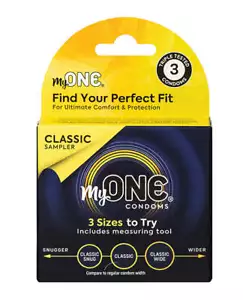 My One Classic Sampler Condoms - Pack of 3 - Picture 1 of 2