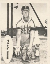 BOOG POWELL  1975 TCMA BASEBALL 1961 ROCHESTER RED WINGS