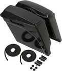 Black 5 Stretched Saddlebags for Touring Road King Electra Glide 1993-2013
