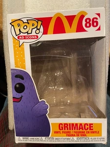 LEERE Funko Pop Box Ad Icons #86 Grimace mit Einsatz OHNE FIGUR *Gebraucht* d2 - Bild 1 von 6