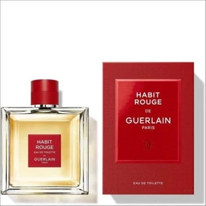 Guerlain Men's Habit Rouge EDT Spray 5 oz Fragrances 3346470304833 - Picture 1 of 2