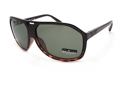 Bolle Baron Polarized Sunglasses Black Tortoise w/ HD Axis Polar Lenses 12617 - Image 1 of 4