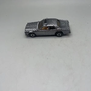 Collectors Hot Wheels - 1977 Checkered Police Car - Silver - Made In Malaysia  - Picture 1 of 4
