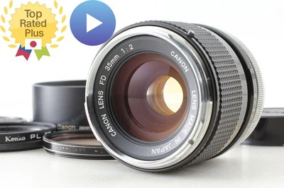 Concave "O" [ Exc+5 w / Hood ] Canon FD 35mm f/2 MF Wide Angle Lens From JAPAN - Image 1 of 4