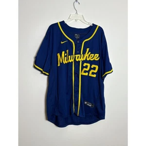 Brewers Yelich Jersey - Picture 1 of 6