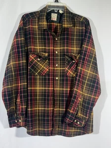 Outdoor exchange plaid flannel mens size XXL 100% Acrylic - Picture 1 of 5