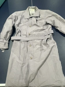 Vintage London Fog Damen Trenchcoat mit Gürtel Größe 8 grau/lila - Bild 1 von 12