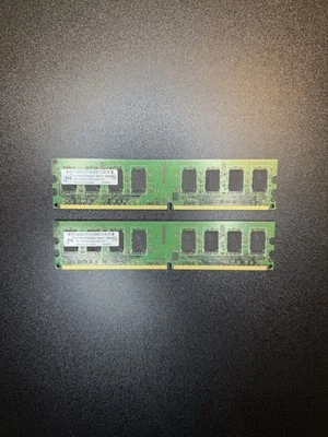 MICRO 2x2GB DDR2 800MHz PC2 640OS66613 E1 PC Speicher RAM - Bild 1 von 4