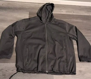 LIV Outdoors Men's 3XL Full Zip Hooded Jacket Hoodie Golf XXXL Polyester Grey - Picture 1 of 10