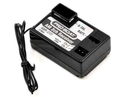 ProBoat 2 Channel 27mhz AM Receiver RC compatible # PRB8023  PRB8021 PRB8040 - Image 1 of 4