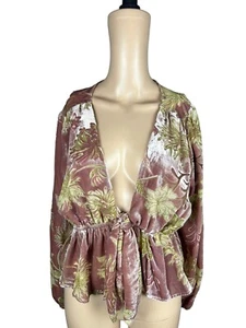 Nana Mac Velvet Shirt gothic overlay Y2K  - Picture 1 of 6