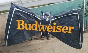 Vintage Budweiser Bud light Bud dry Inflatable Bat Dangler - Picture 1 of 2