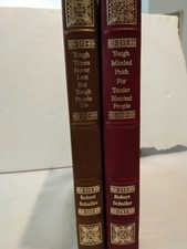 Robert Schuller book lot of 2 Though Times never last But people do