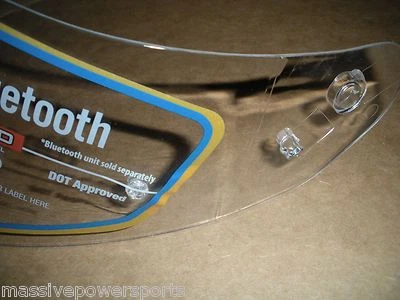 HJC c91 C-91 IS-Max BT IS-MAX2 CL-Max3 CL-Max 2 Pinlock Ready Shield Clear Visor - Image 1 of 3