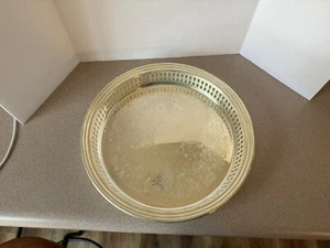 Vintage Gorham YC1740 Decorated Serving Tray 10" BM BW - Picture 1 of 8