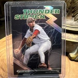 2022 Panini Prizm Draft Picks #TH-JM Jacob Miller Thunderstruck Prizms Silver - Picture 1 of 2