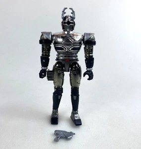 Titanium Silver Beetleborgs Metallix Figure Near Complete 1996 Bandai 90s - Picture 1 of 2