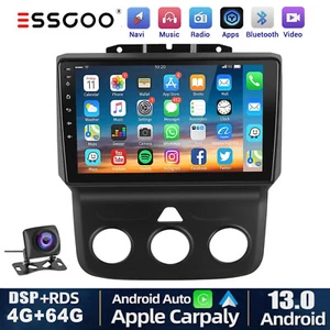 9" Car Radio Carplay AHD For 2014-2018 Dodge Ram 1500 2500 3500 Stereo 2016 2017 - Imagen 1 de 13