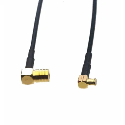RF Cable MCX Male elbow to SMB Female RA RG316 pigtail 6"~10FT radio GPS antenna - Image 1 of 4