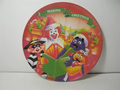 1995 McDonald's сезоны поздравления тарелка гамбургер Рональд птица красный - 4J - Изображение 1 из 2