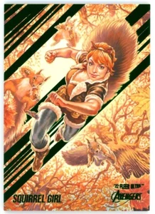 2022 Fleer Ultra Avengers Ultra Squirrel Girl #71 lámina verde paralela - Imagen 1 de 1