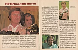 1979 Bill Clifton & Red Rector Music - 3-Page Vintage Article - Picture 1 of 1