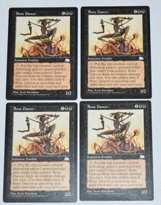 4x BONE DANCER Rare ZOMBIE Weatherlight Magic The Gathering - Picture 1 of 4