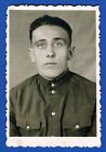 Man In Military Uniform, Officer, Red Army Vintage Soviet Photo