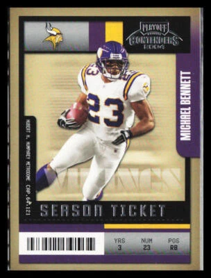 2004 Playoff Contenders Michael Bennett #56 - Image 1 of 2