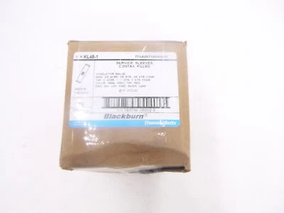 25 Pack Blackburn KL45-1 Aluminum/Copper Compression Splice 2/0 AWG 3.5" - Image 1 of 3