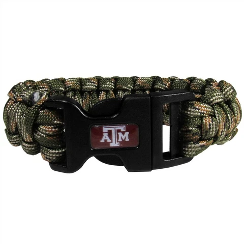 Texas Aggies A&M Paracord Survival Bracelet Sport Jewelry Strap NCAA College Cover