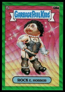 2021 Chrome Garbage Pail Kids Series 4 Rock E. Horror Green Wave /299 #135a - Bild 1 von 2